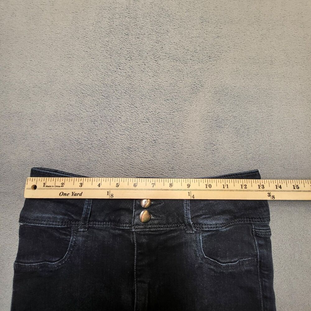 American Eagle Jeans Girls 10 Blue High Rise Jegging Distressed Stretch Denim - Picture 9 of 11
